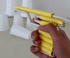 Paper Pistol that shoots bullets(paper)