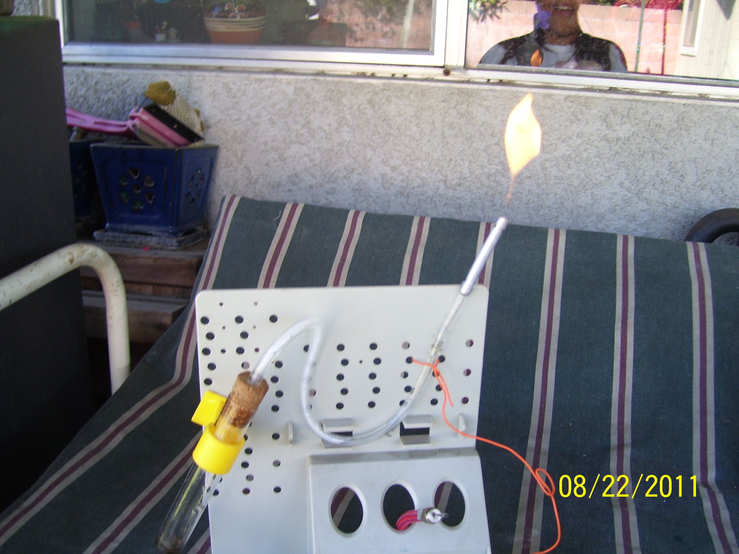 Flamable Gas Generator (experiment # 1)