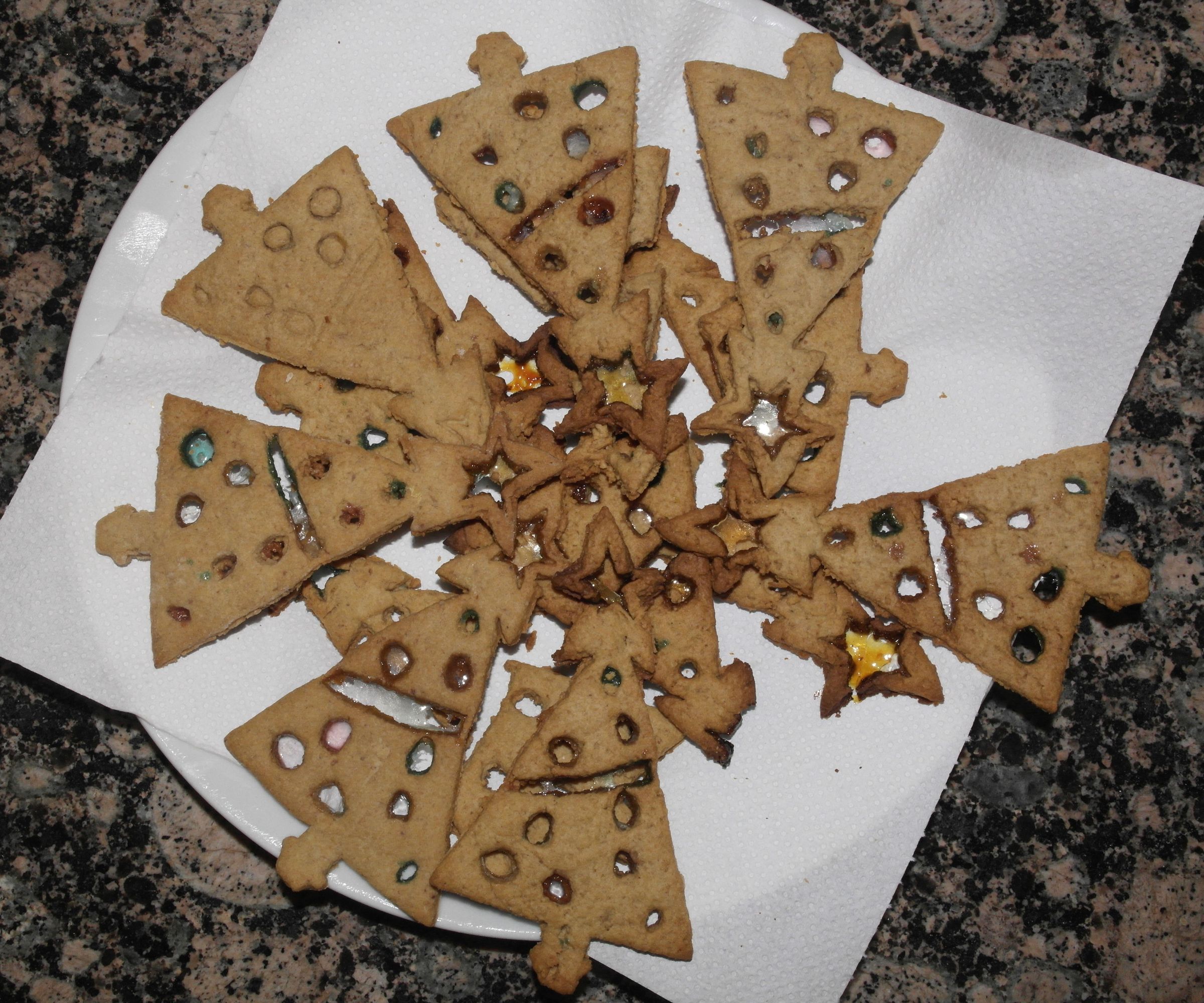 Christmas Tree Drawing Cookies