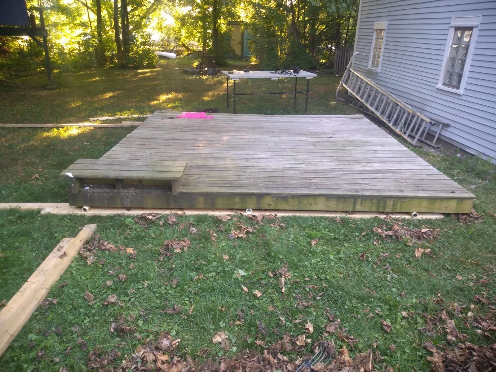 Move a Heavy Deck 4 Steps (with Pictures) Instructables