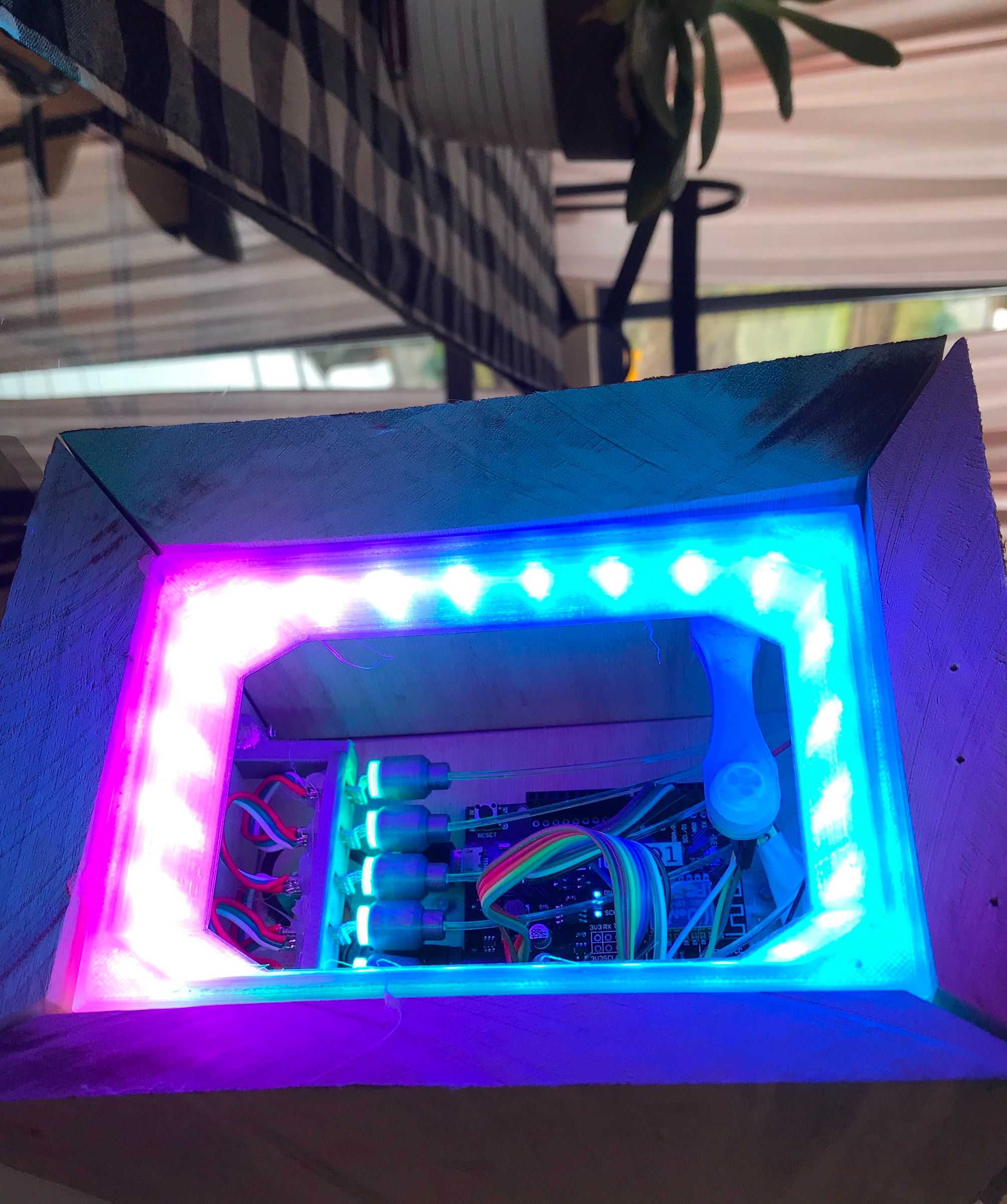 Cyberpunk Multi-Sensor for Security.