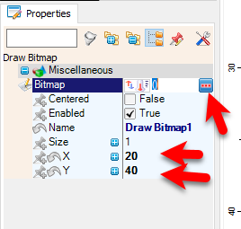 In Visuino Set Components