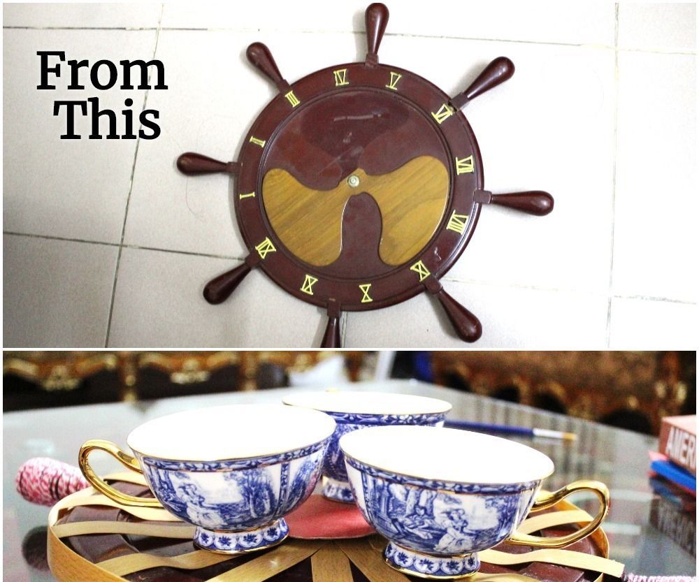 Turn a Dead Clock Into a Fancy Tray!