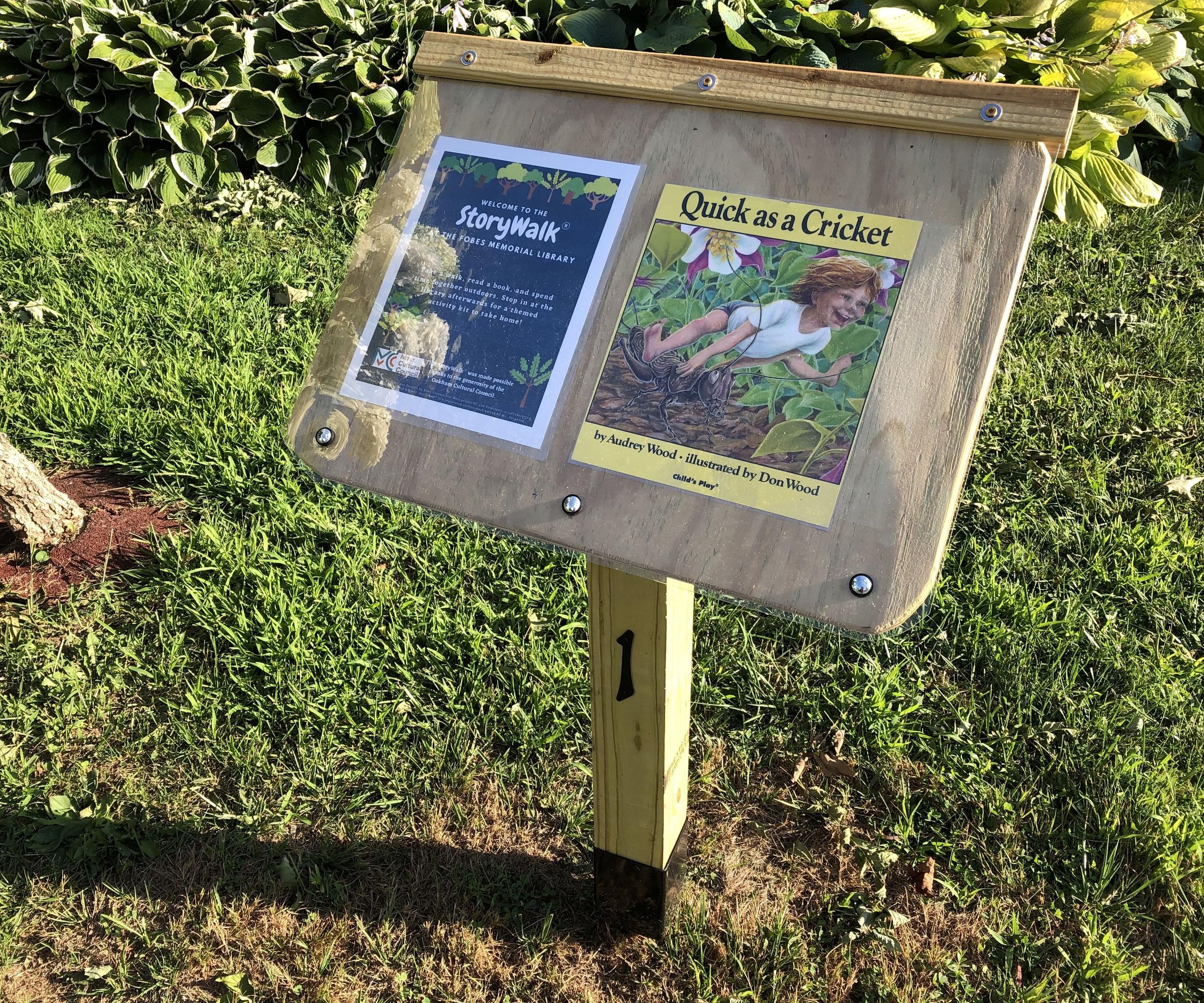 Library Story Stroll (Also Called Storywalk®)