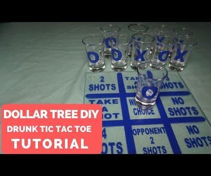 How to Create a Drunken Tic Tac Toe (Cricut)