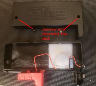 Unscrew the Tester and Remove the Back Case