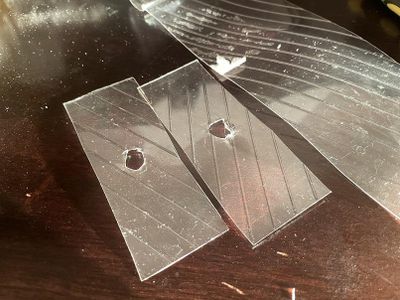 Cut Hole for Servo Arm