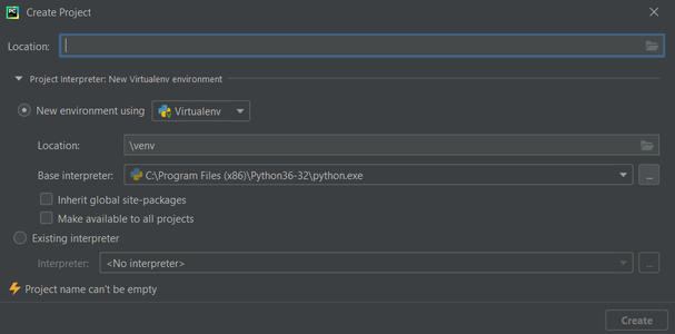 Creating a Python Script in PyCharm