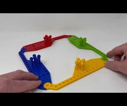 3D Printed "Pegs and Jokers" Game.