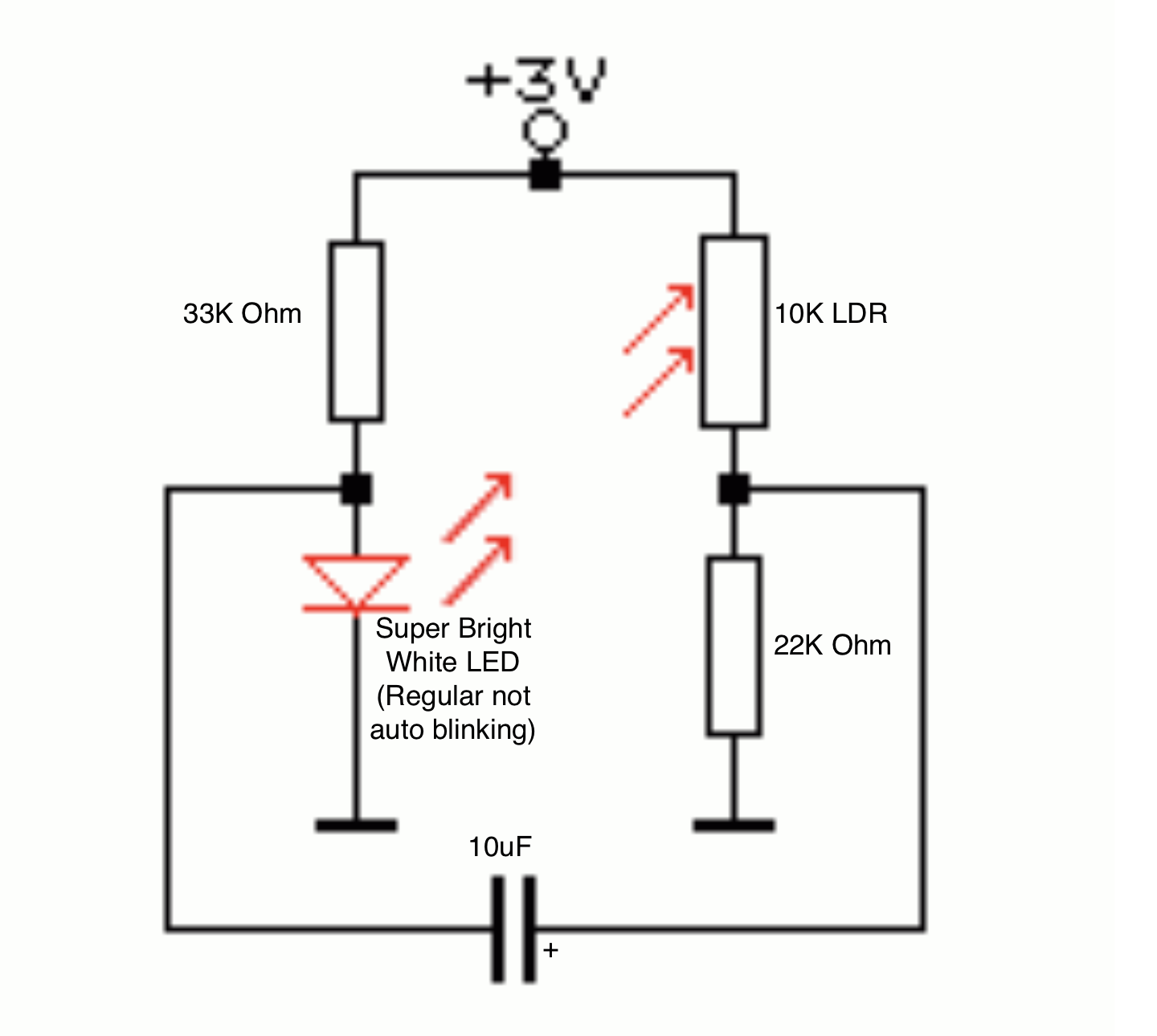 BLINKING LED WITHOUT ANY ACTIVE COMPONENTS 3 Steps Instructables