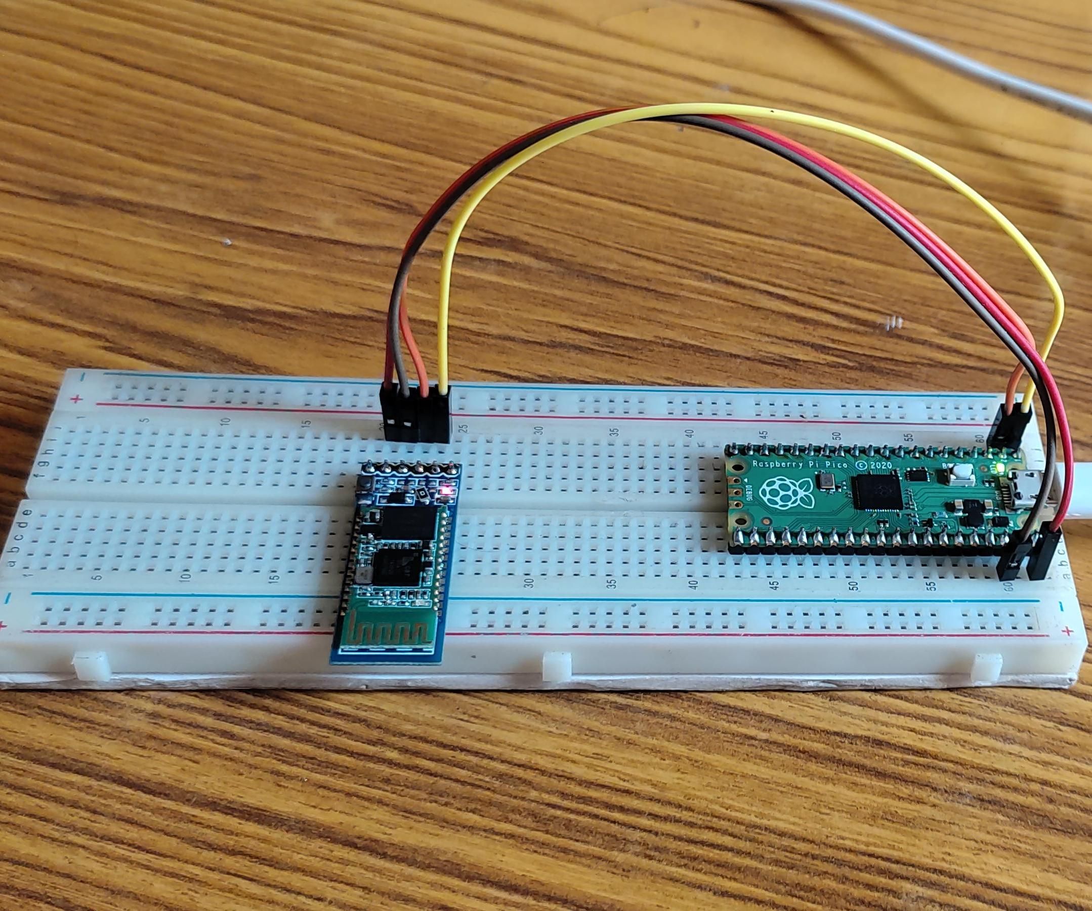 Raspberry Pi Pico and HC-05 Bluetooh