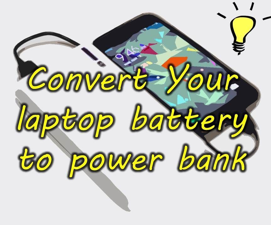 Battery Bank Recycled From Laptop Battery