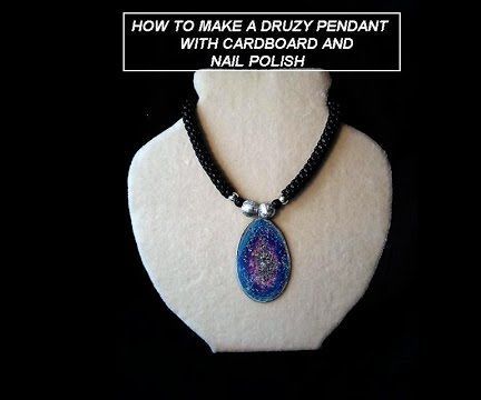 Paper Beads, DRUZY PAPER PENDANT