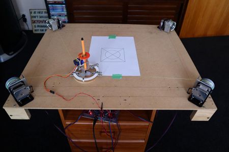 4-Wire Horizontal Plotter Design Notes : 7 Steps - Instructables