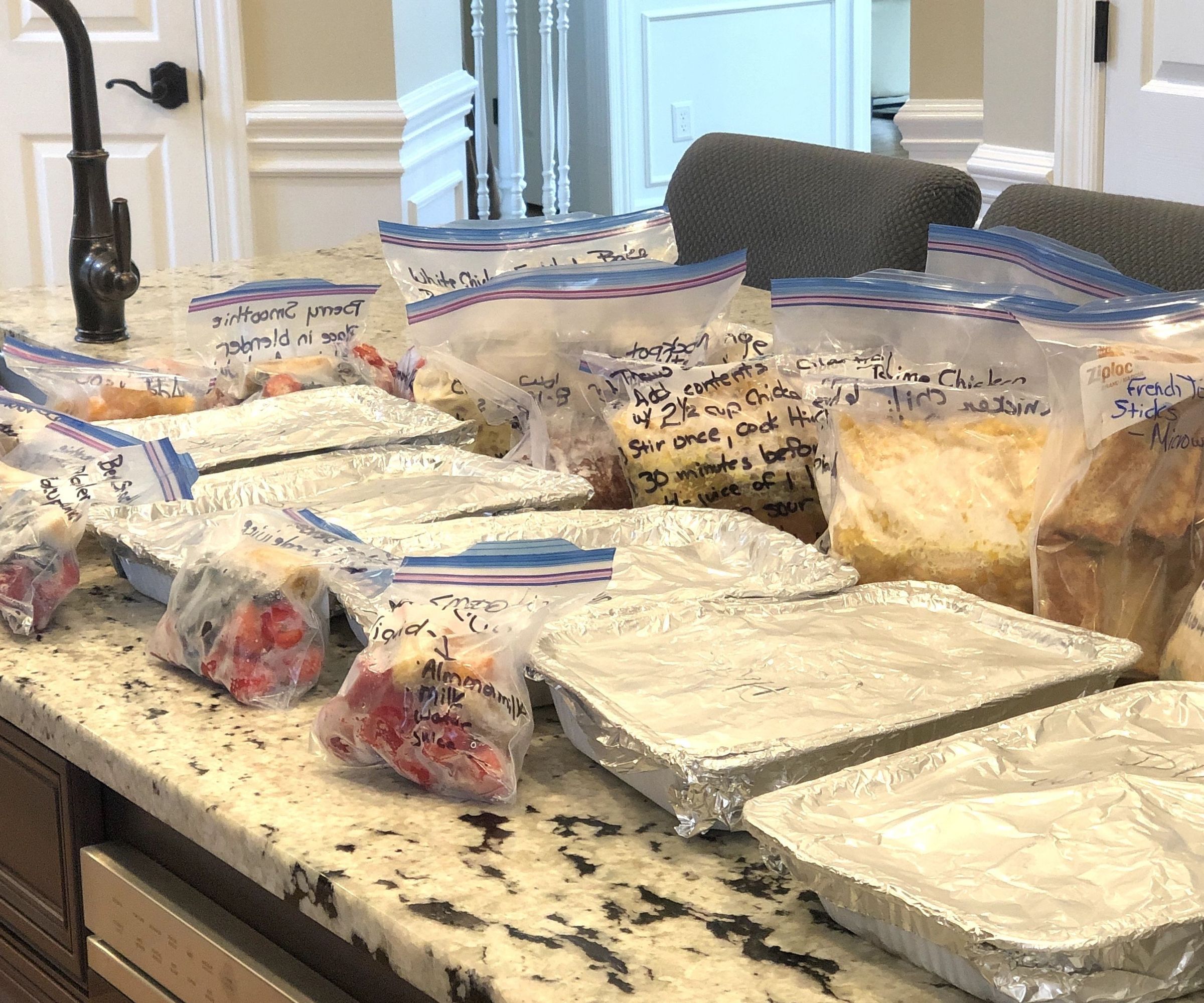 Meal Prep With Freezer Meals