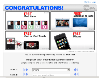 Collective Benefit From Free Gift Referral Schemes