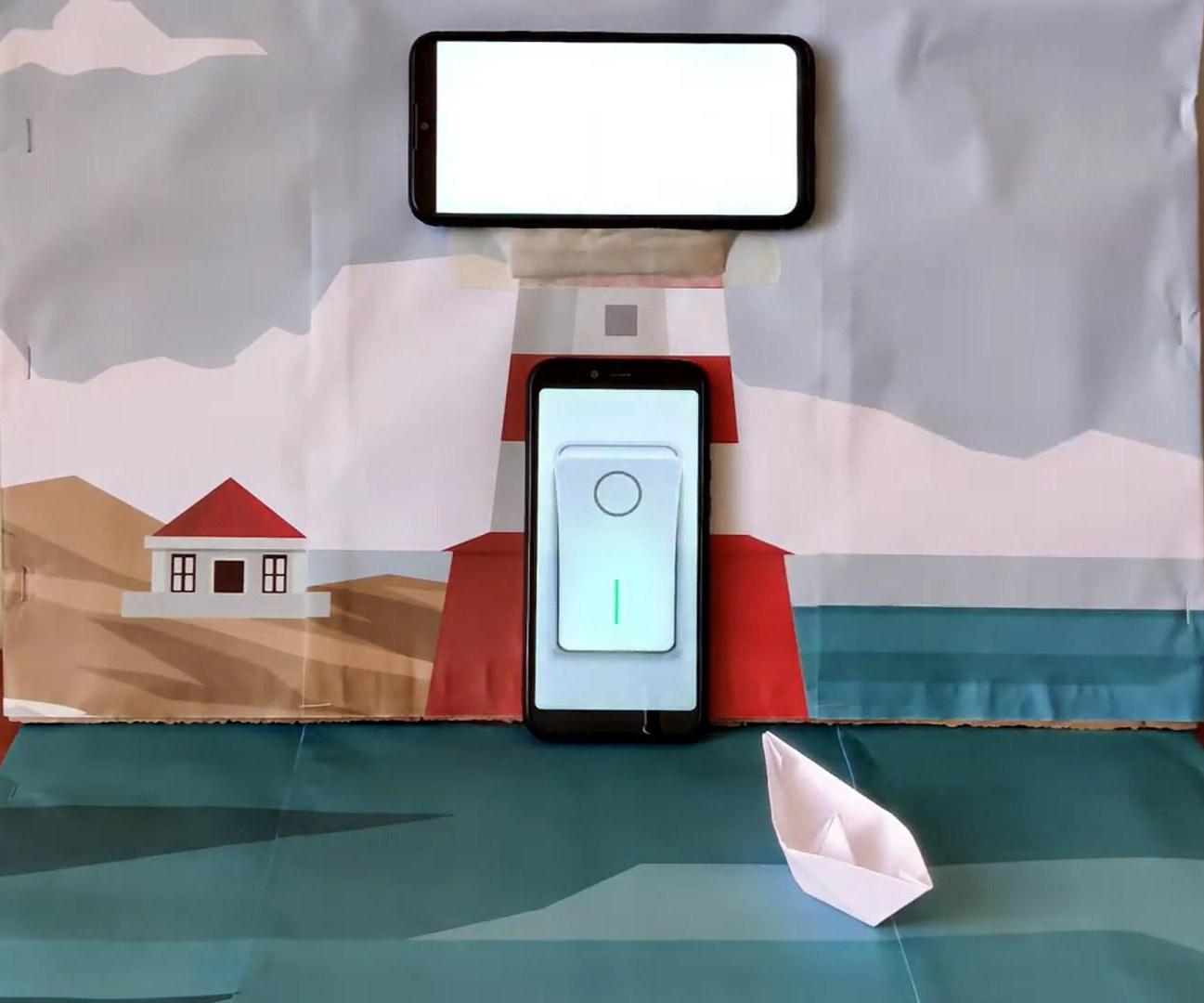 Lighthouse With Gentle Flashing and Switch