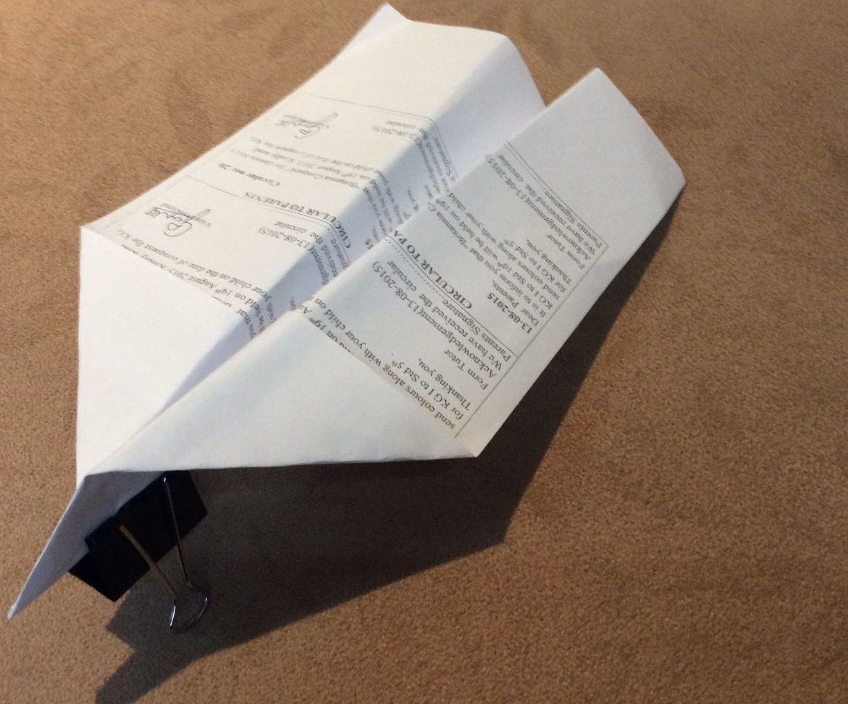 How to Make Paper Plane 'flying Banana'