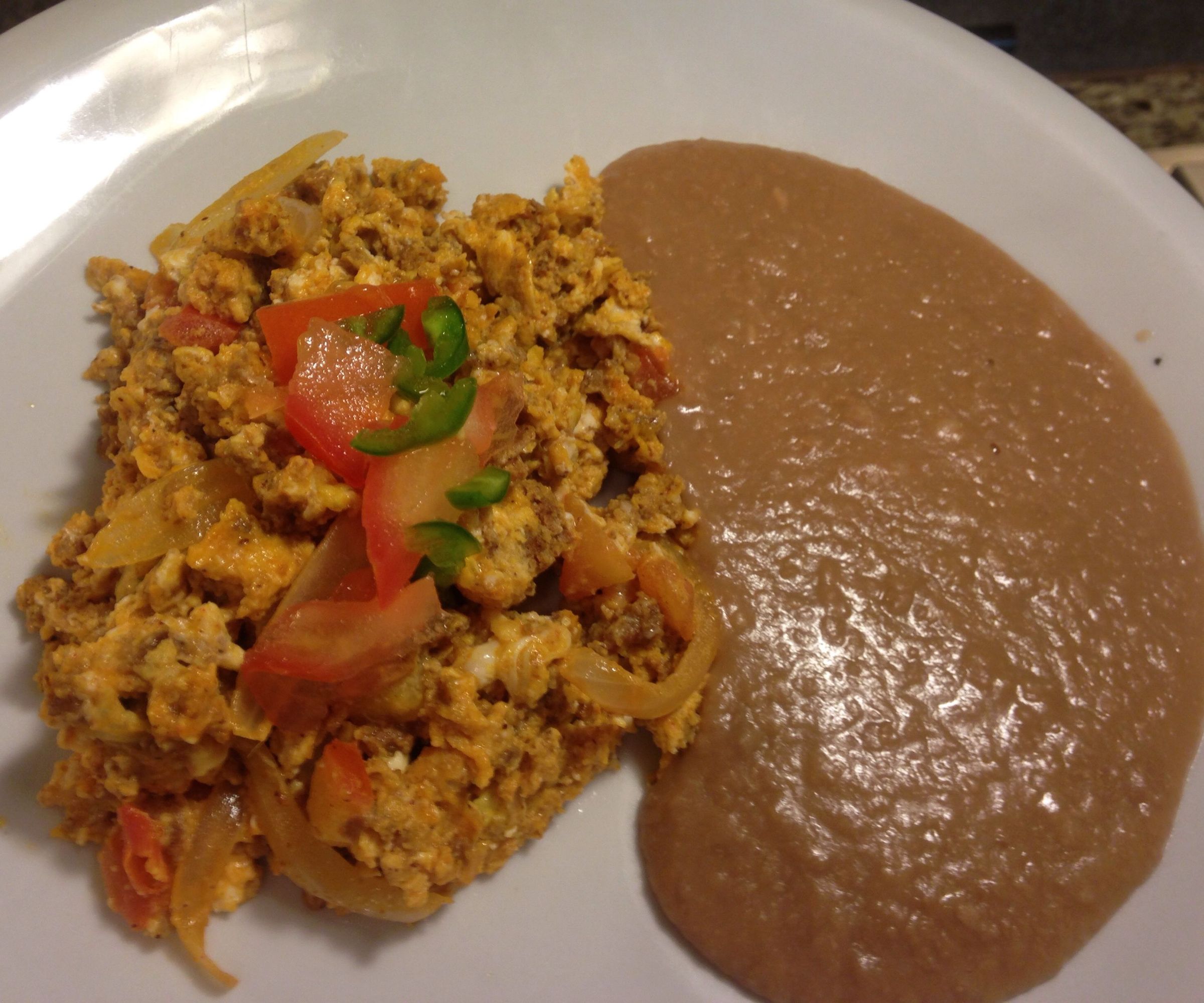 Chorizo (Mexican Sausage) And Egg A La Mexicana