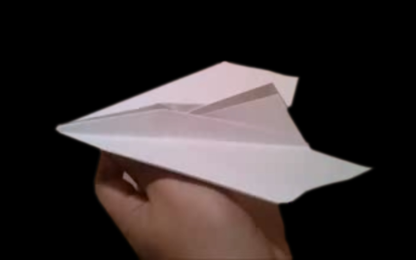 Simple Paper Airplane: the Nighthawk