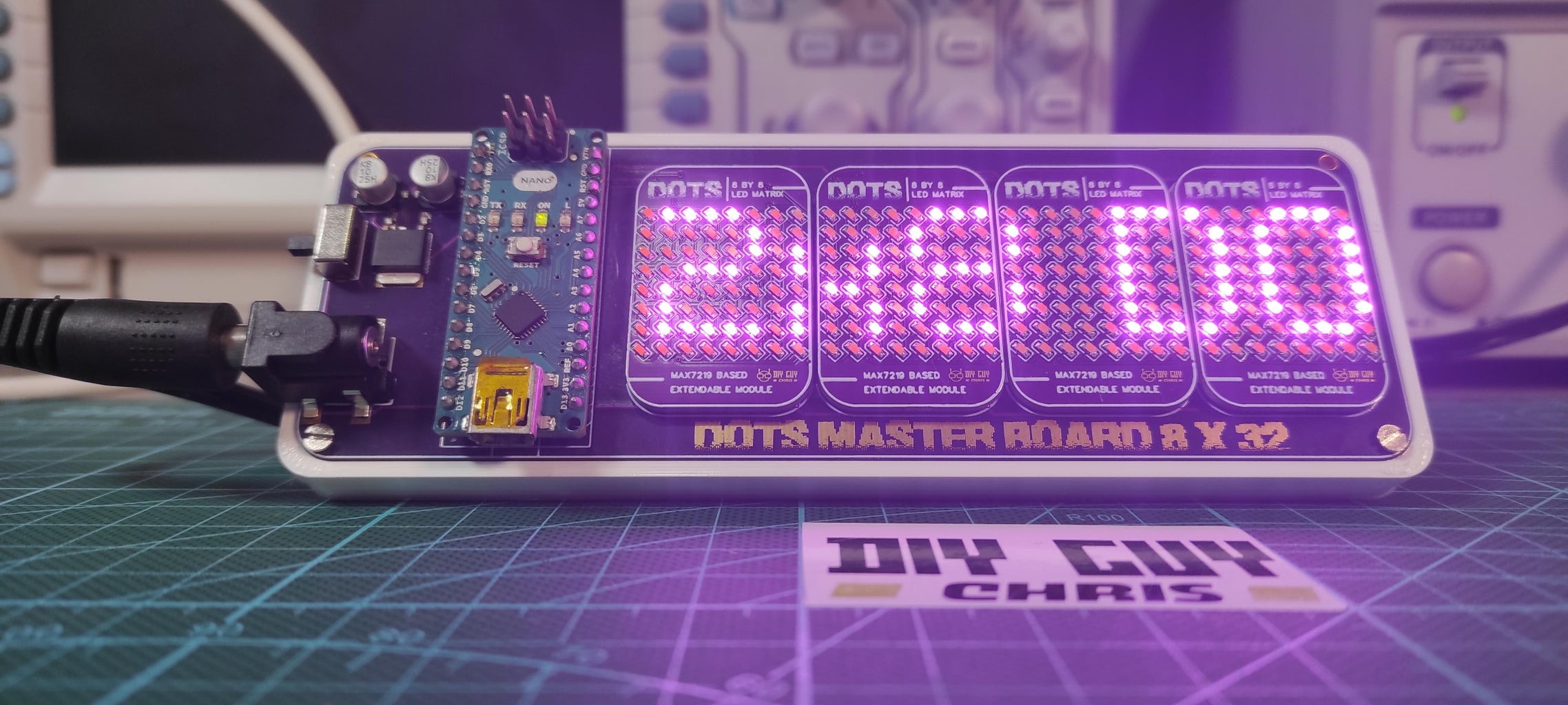 Arduino Display Matrix (32 X 8 DOTS) : 4 Steps (with Pictures ...