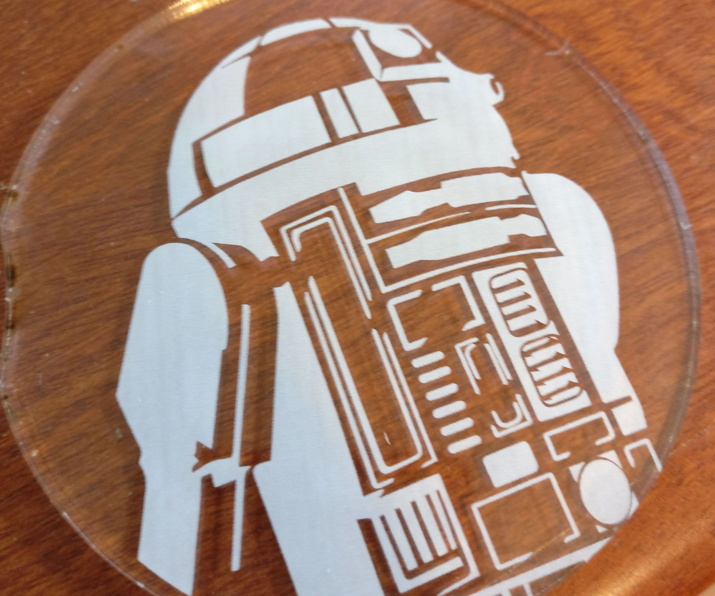 Laser Cut Coaster From Picture