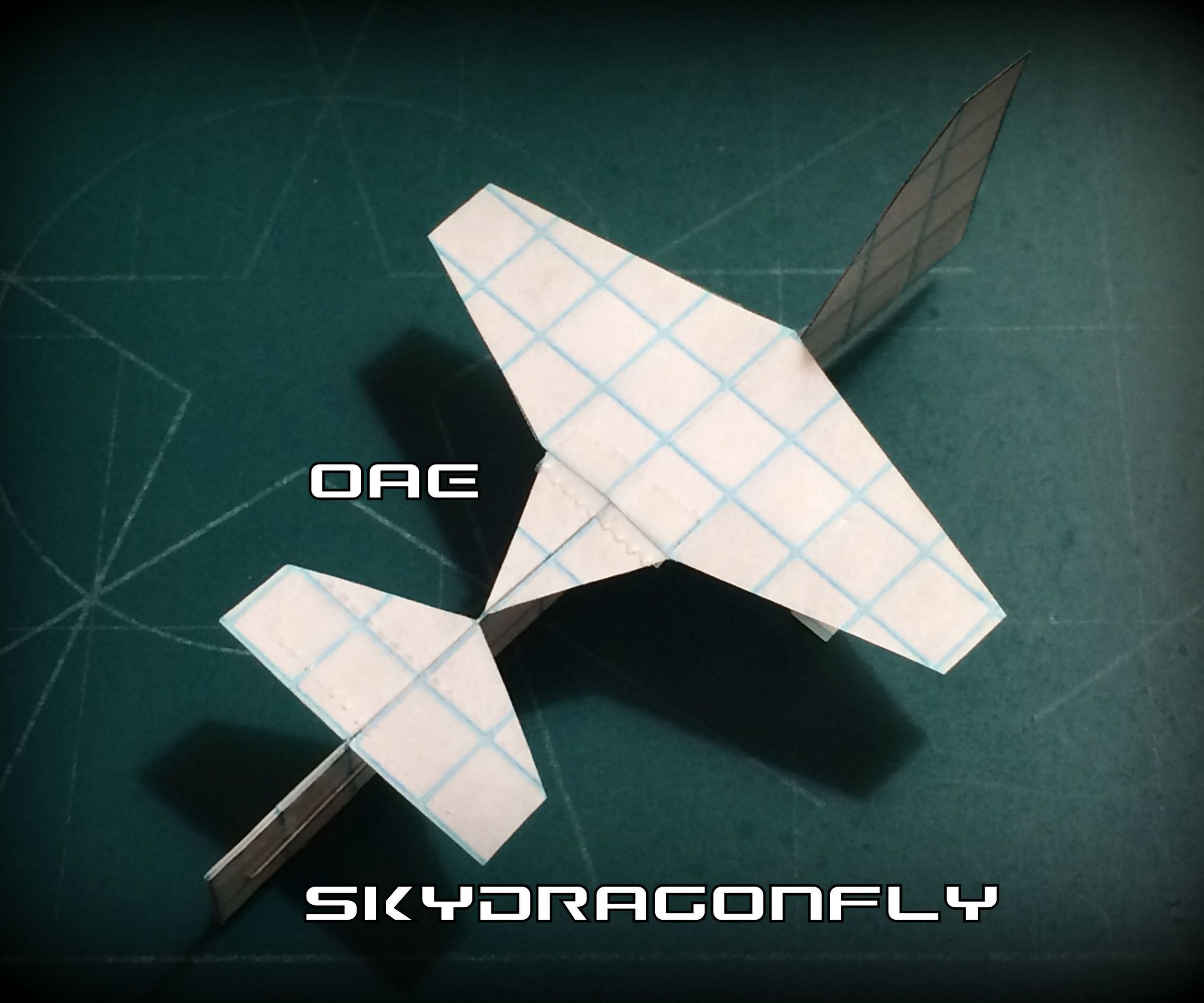 How to Make the SkyDragonfly Paper Airplane