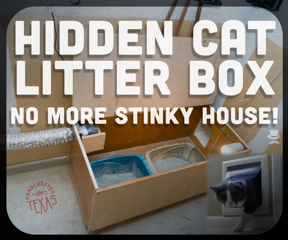 How to Hide a Stinky Cat Box