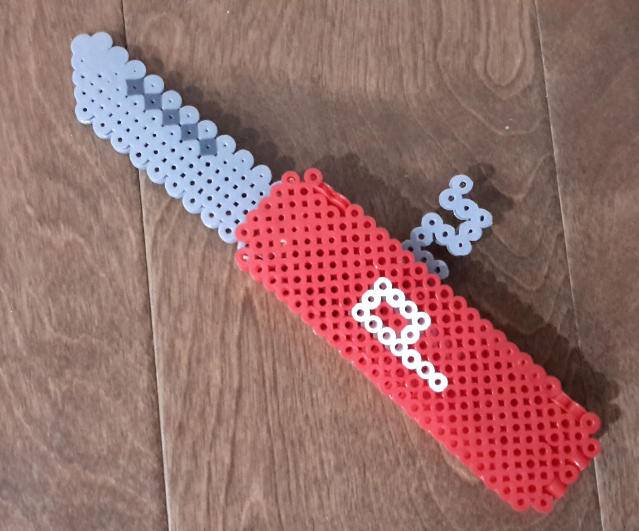 Perler Bead 3D Pocket Knife 