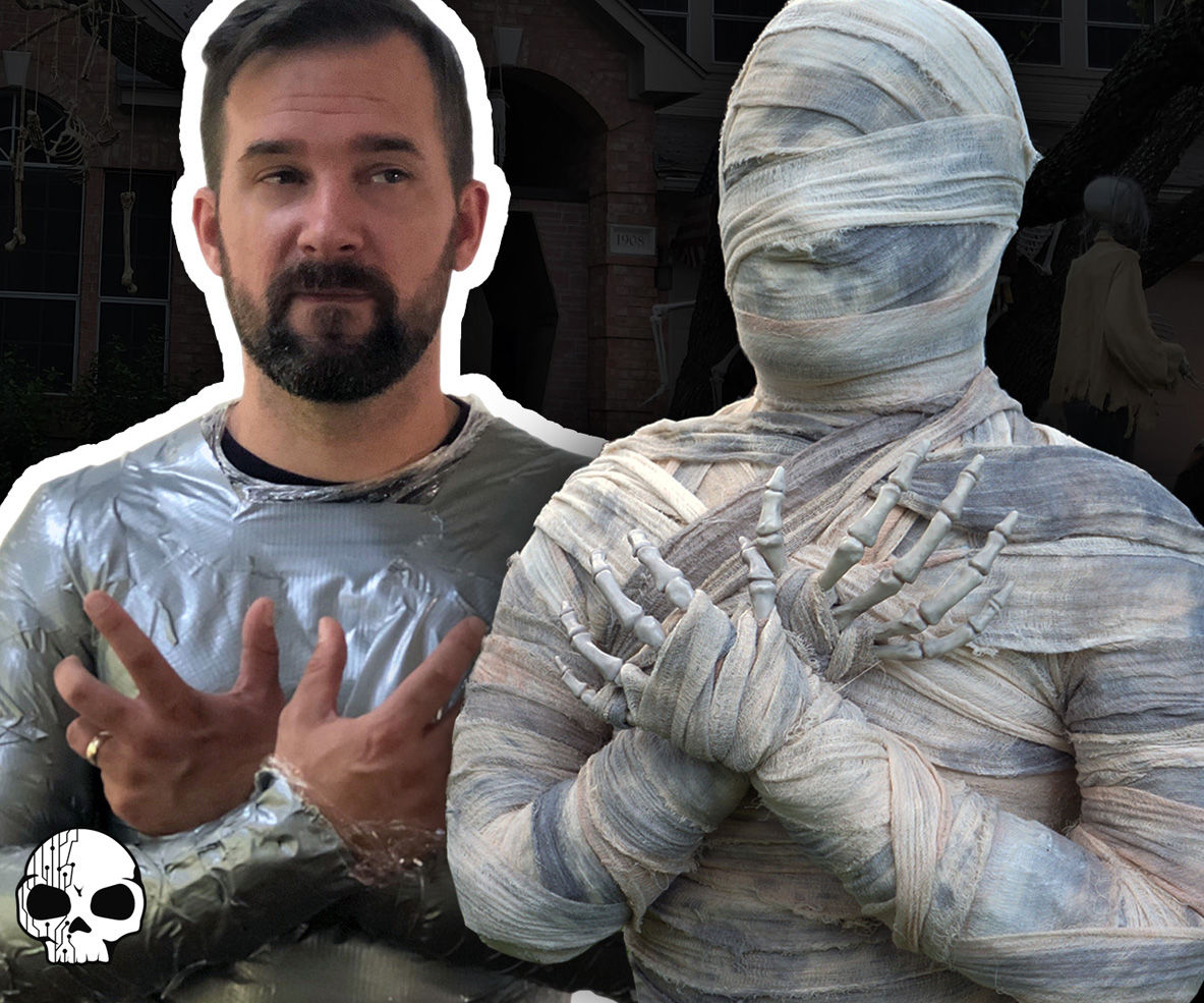 DIY Halloween Mummy