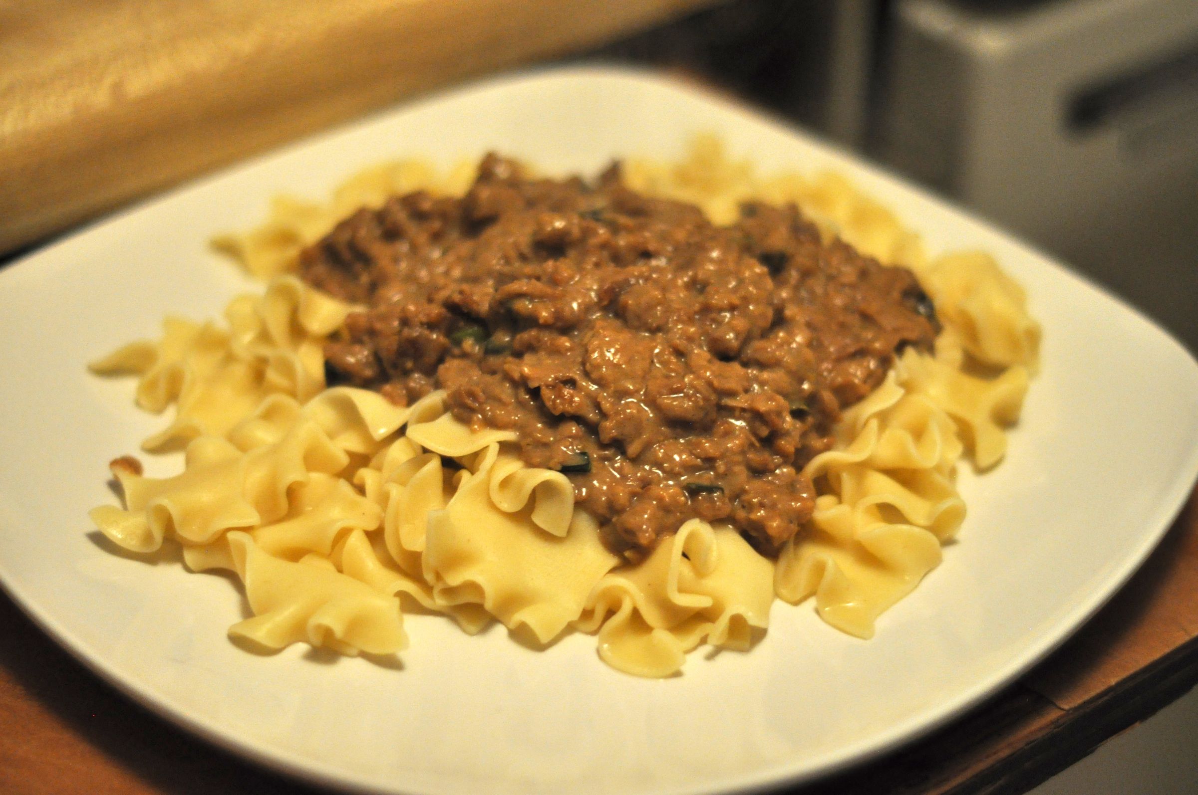 Vegetarian Stroganoff