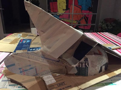 Cardboard and Tape Structure