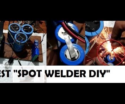 Best Lithium Ion Battery Tab Spot Welder "NO Super Capacitor" DIY