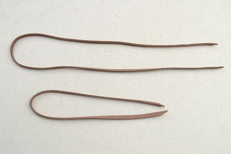 Prepare Suede Cords for Necklace