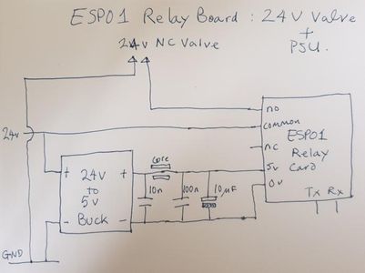 ESP-01 Based 24V Valve Controller