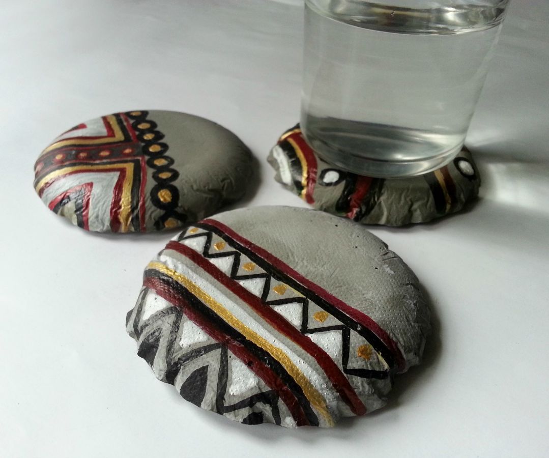 DIY Concrete Coasters