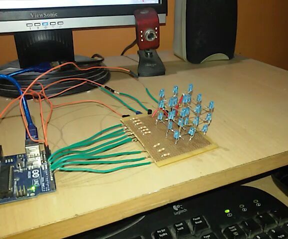 3 × 3 × 3  Led Cube With Arduino 