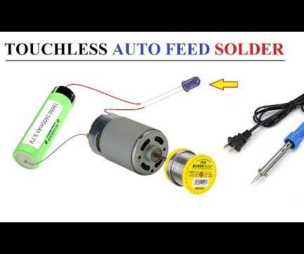 Homemade Auto Feed Solder Gun for Soldering Iron DIY