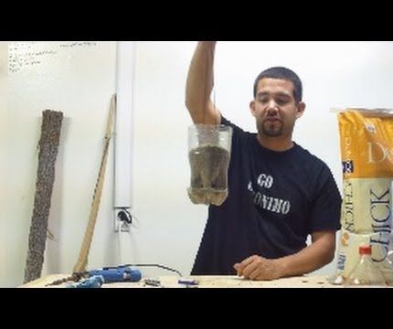 How to Make a Chicken Feeder From a Coke Bottle