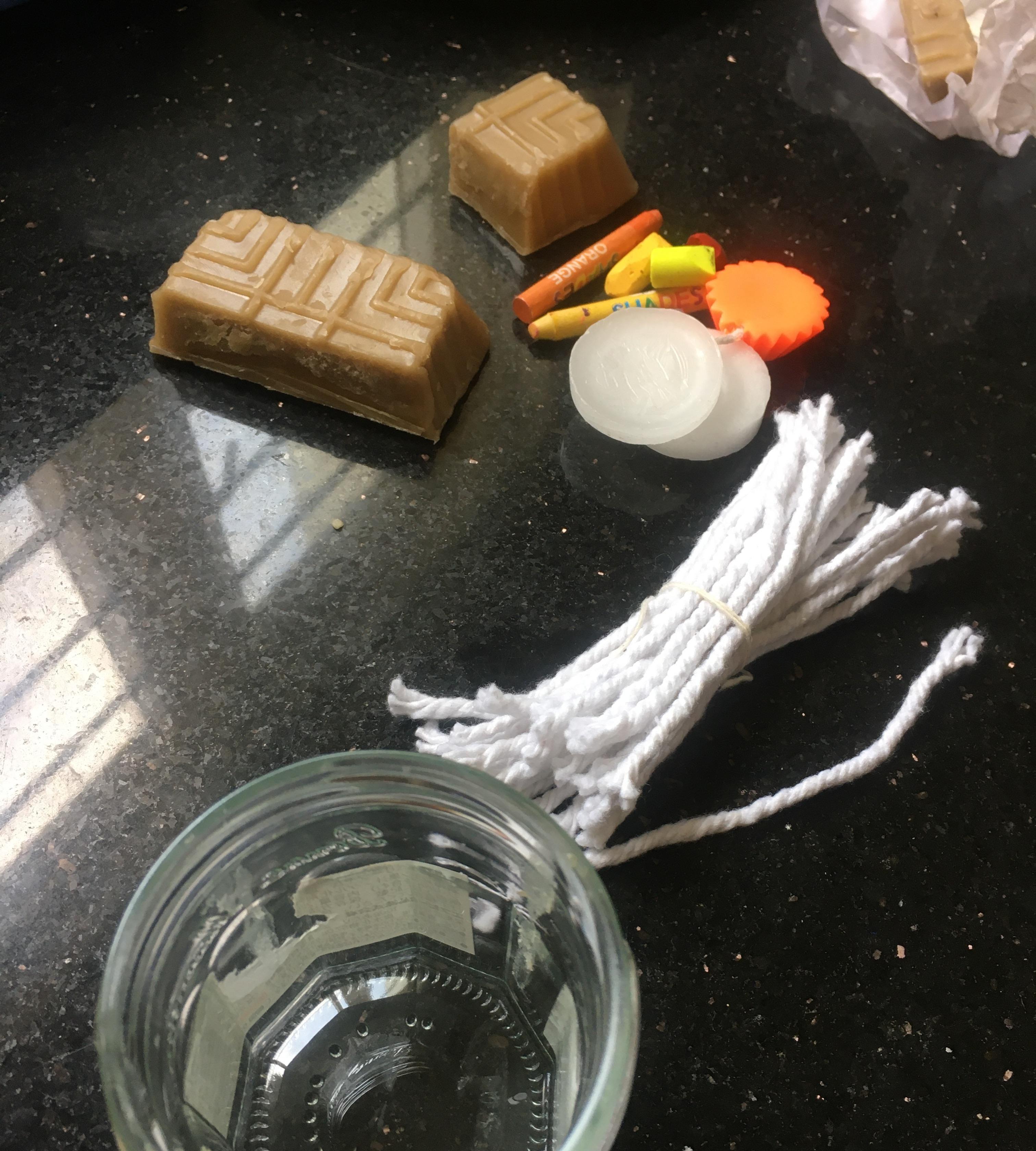 Candle in a Mason Jar