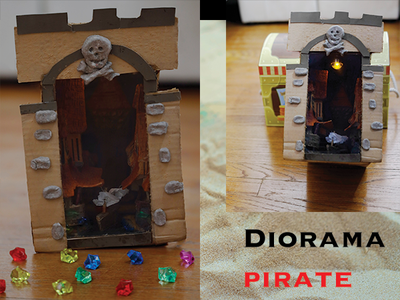 DIY Pirate Cove Diorama