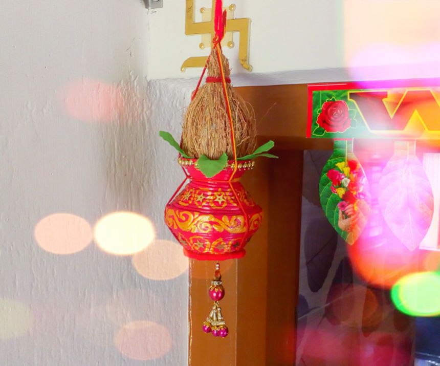 DIY Kalash Door Hanging | DIY Kalash Decoration | Traditional Door Hanging | DIY CraftsLane