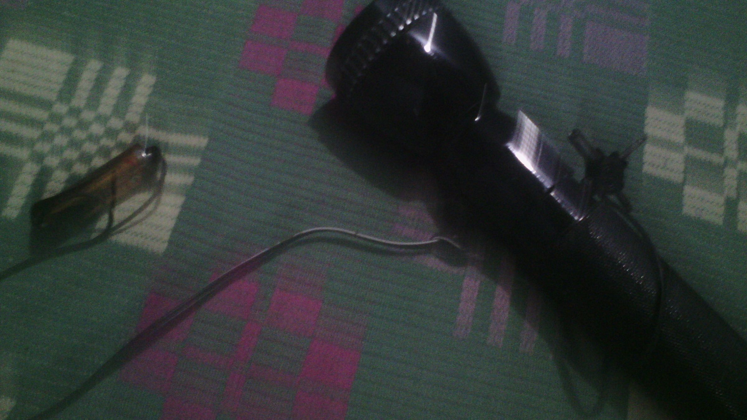 battery charger with torch light