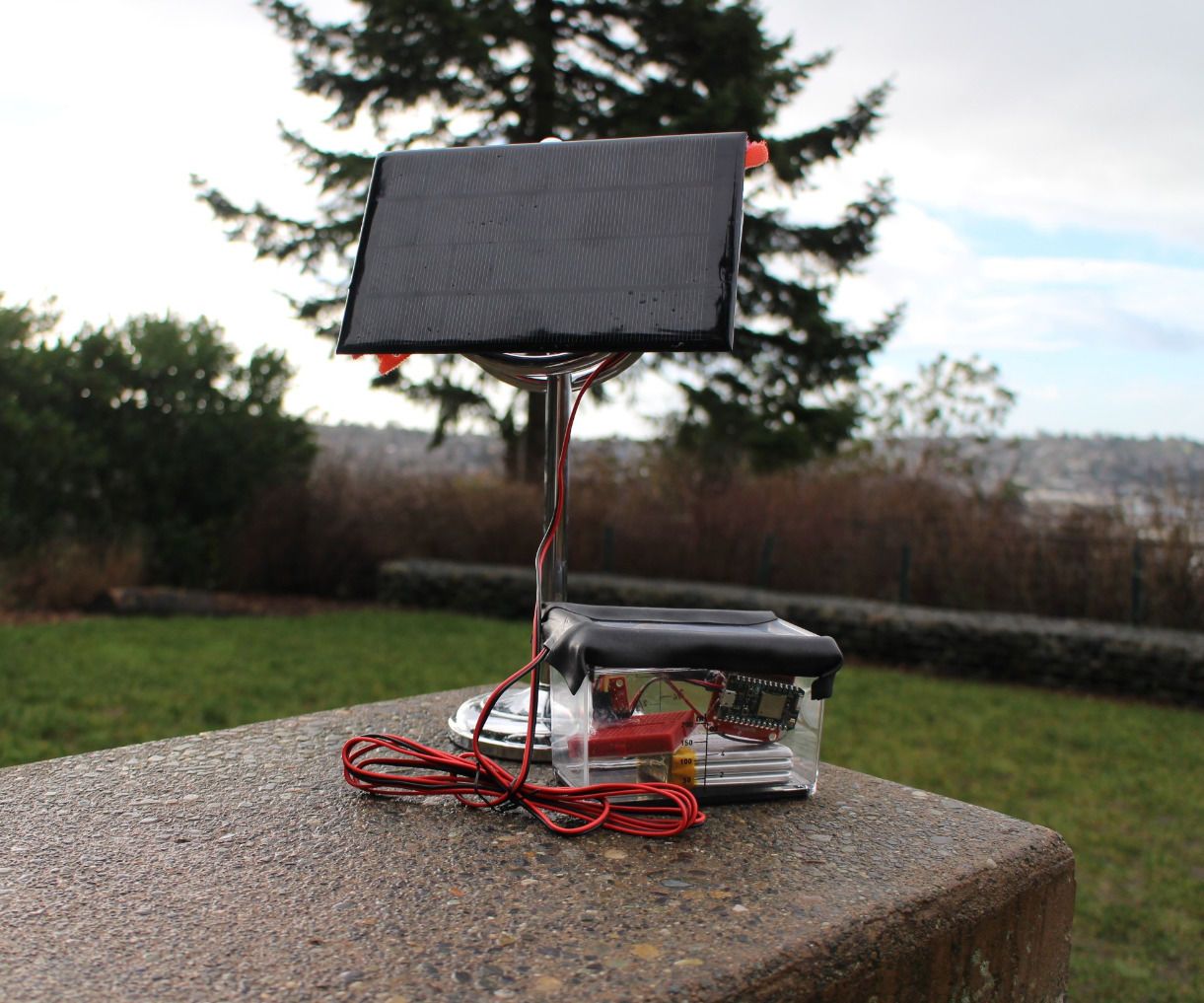 Solar Powered Remote Temperature Sensor