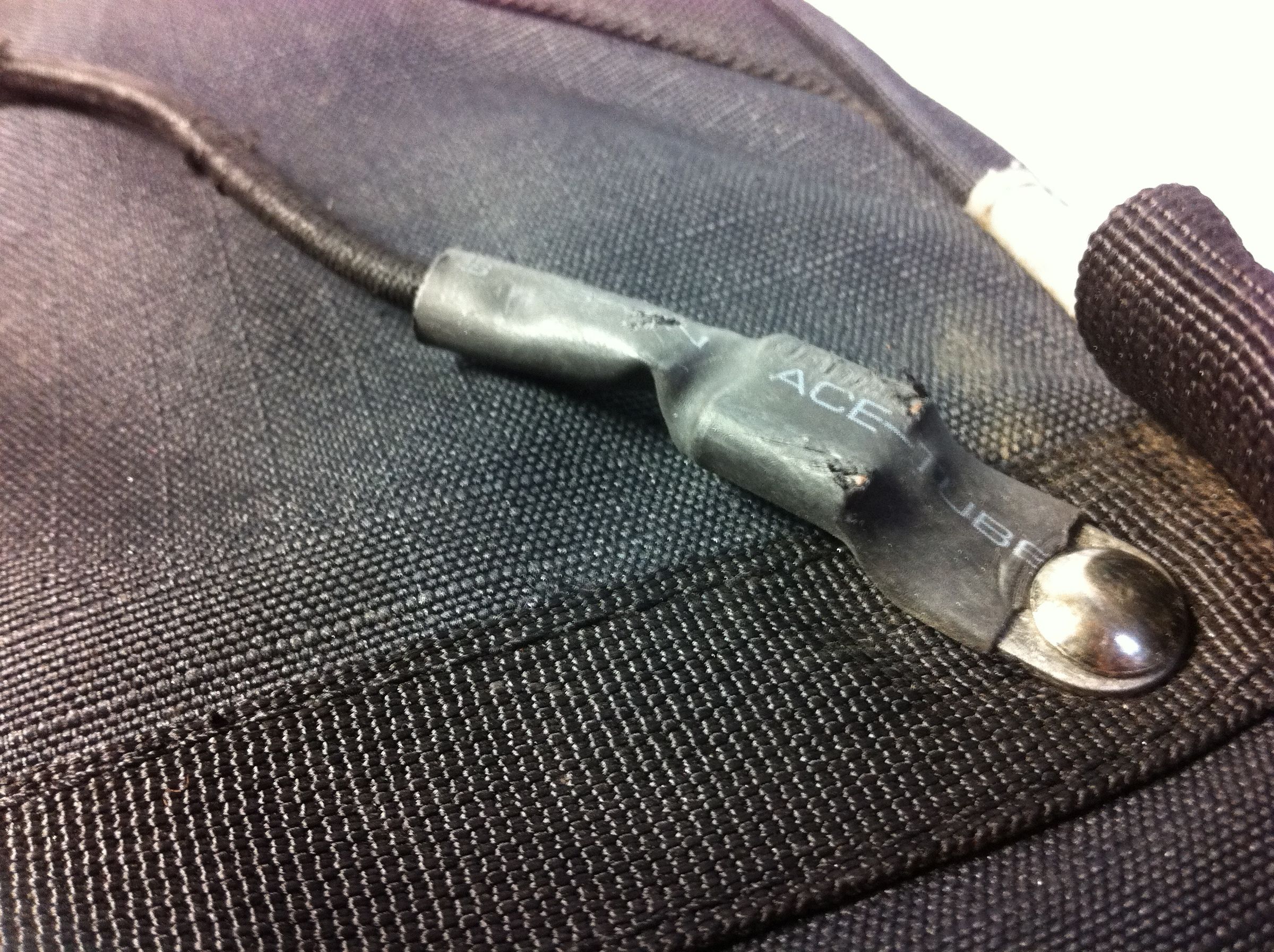 Fixing the Elastic Band on a Bicycle Pannier Bag 4 Steps (with