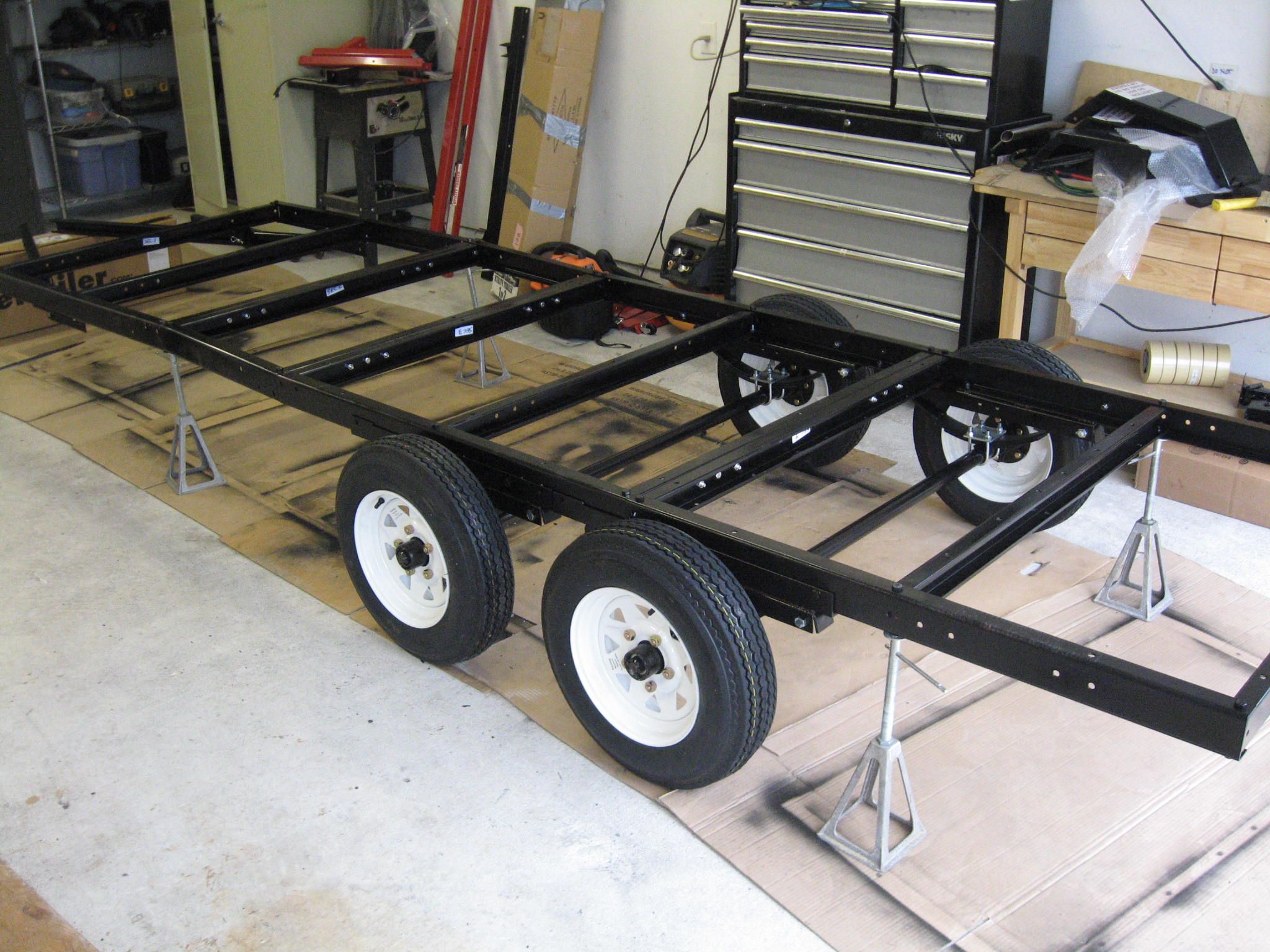Tandem Axle Reverse Teardrop Camper (Harbor Freight) Instructables