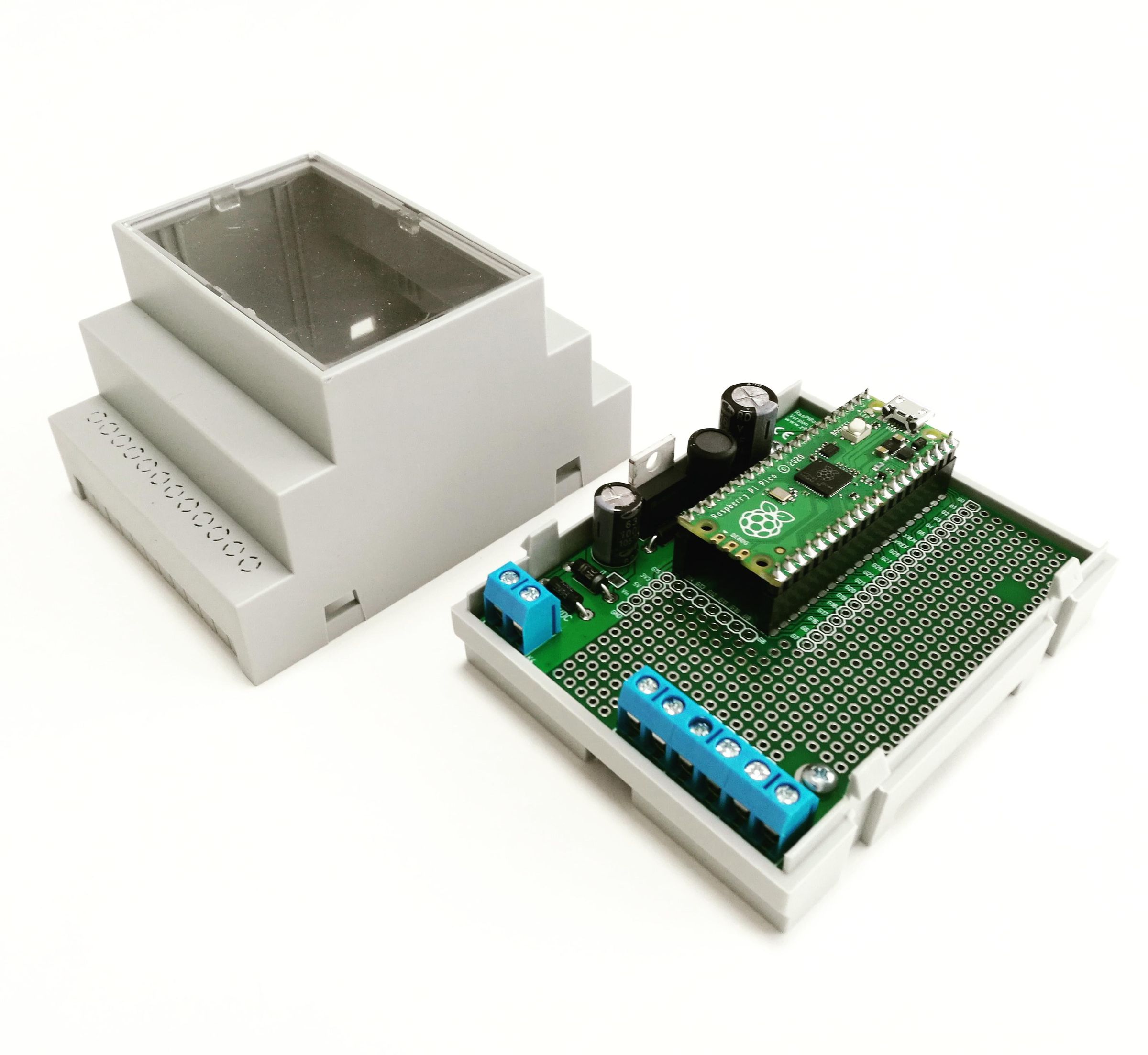 DIN Rail Mount for Raspberry Pi Pico