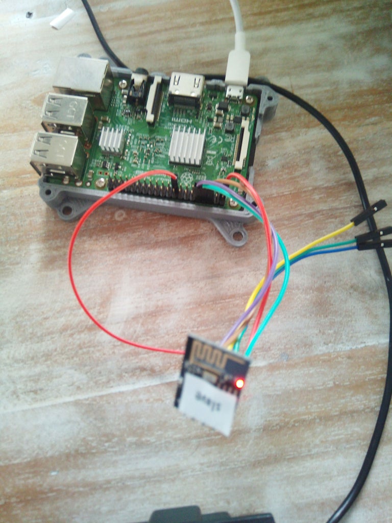 The Receiver - Hardware (esp8266 and Raspberry Pi)