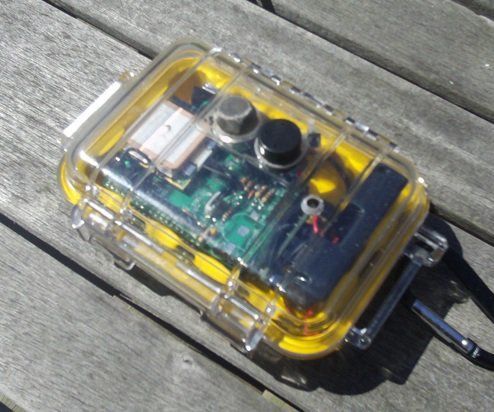 Air quality monitoring device using arduino 