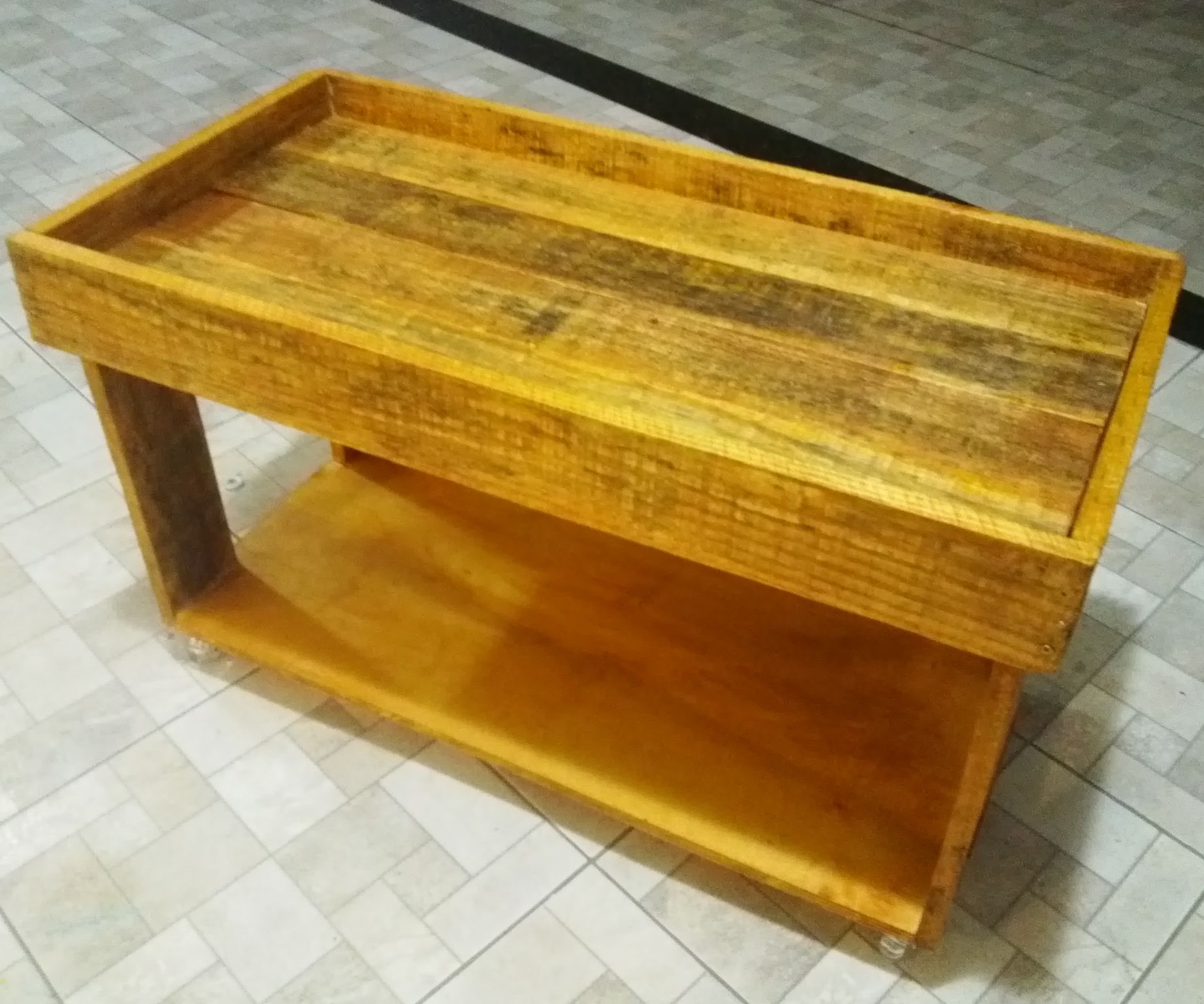 Reclaimed Pallet and Plywood All Purpose Table